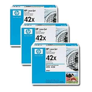 HP Q5942X Black Print Cartridge (3 Pack) 