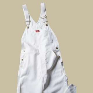 Dickies Relaxed Fit 44 32 White Painters Bib Overall 8953WH4432 at The 