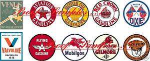 Gas & Oil Logo Miniature Signs #g0   FREE S&H  