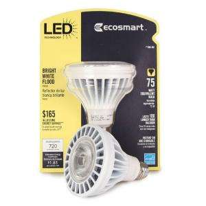 Led Flood Light from EcoSmart  The Home Depot   Model#: ECS 30 WW FL 