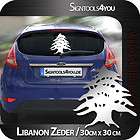 a066 l Libanon Zeder Wappen Autoaufkle​ber folie Sticker