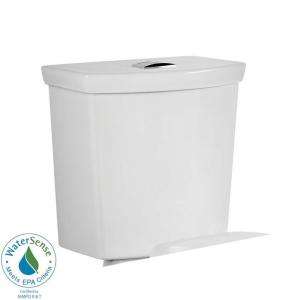 American Standard H2Option Dual Flush Toilet Tank Only in White 4339 