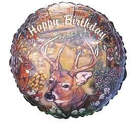 Deer Hunter Hunting Outdoorsman Birthday Party Balloon  