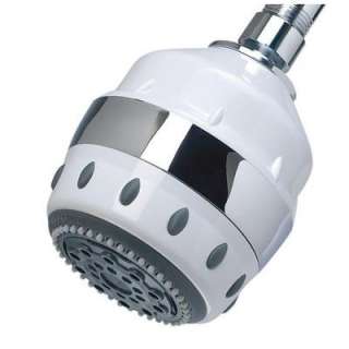   Showers Royale Filtered Showerhead in White ARS5 CT 