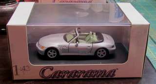 BMW Z3 Roadster Silver Cararama Classic Collections Diecast 1/43 New 