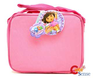 Dora & Boots School Lunch Bag Snack Carry Box :Pink  