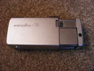 Minolta 16 subminiature Silver Rokkor Lens Spy Camera  