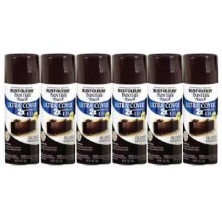 12 Oz. Gloss Kona Brown Spray Paint (6 Pack) 182680 at The Home Depot 