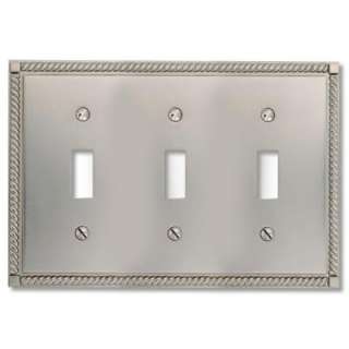   Gang Satin Nickel Toggle Switch Wall Plate 54TTTN at The Home Depot