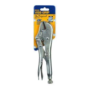   GRIP 10 In. Straight Jaw Locking Pliers (102L3SM) from The Home Depot
