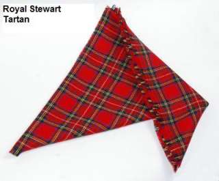 Royal Stewart Tartan Ladies Head Square Scottish Made  