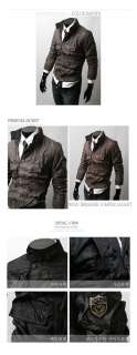 JK15 Mens Korea Casual windbreaker jumper jacket/ 5Clr  