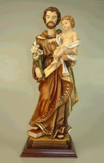 Heiliger ANTONIUS 30cm Heiligenfigur Josef mit Kind  