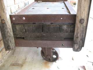 CART   Industrial Factory Warehouse Railroad IceHouse Iron Wheeled 