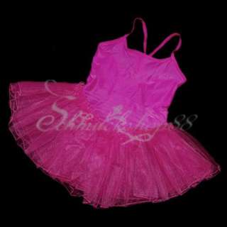 Pink Kind Kleid Ballett Tutu Tütü Ballettkleid 4 5T  