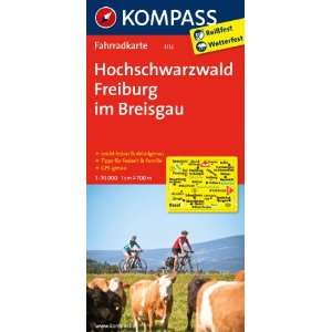 Hochschwarzwald   Freiburg im Breisgau 1  70 000 Fahrradkarte. GPS 