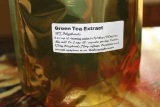 Green Tea Extract Powder 50% Polyphenols Camellia sinesis EGCG 