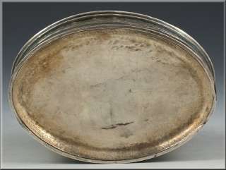 18th Century Solid Silver Box w/ Two Figural Characters on Lid  