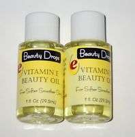 Bottle Beauty Drops Vitamin E Beauty Oil 1oz 2800 IU  
