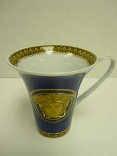 Versace By Rosenthal Medusa Blue High Cup  