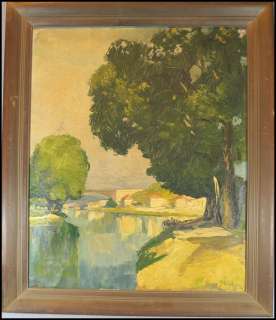 DELLA SHULL Landscape Painting Listed Artist  
