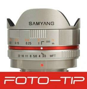 Samyang 7.5mm f/3.5 UMC Fish eye MFT SILVER / PANASONIC  