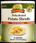 Augason Farms Emergency Food Dehydrated Potato Shred Hash Browns   23 