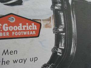 Vintage BF Goodrich Rubber Footwear Shoe Display Stand  