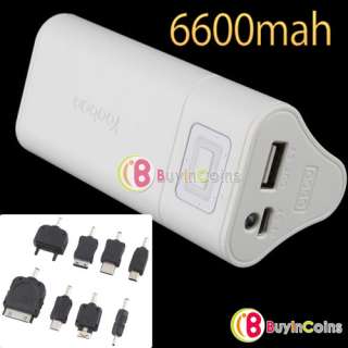 6600mAh Portable Power Backup Battery Charger for iPhone 4 4G 4S Micro 
