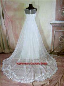 Wedding Dress Bridal Prom sz 12 In Stock Gown #803 MOB  
