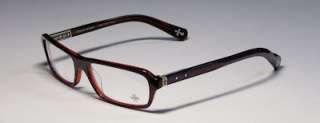 NEW CHROME HEARTS PACKAGE 54 15 141 RED/STERLING SILVER EYEGLASSES 