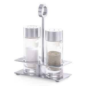  Zack 23100 GEMINI salt & pepper shaker set incl. holder h 