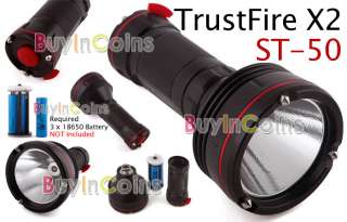 TrustFire X2 ST 50 1300 Lumens LED Torch Flashlight  