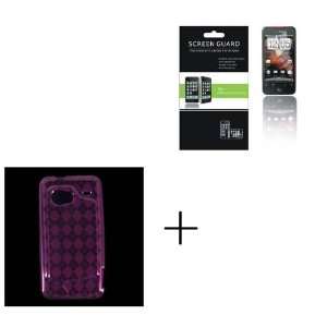   Hard Protector Case + Screen Protector for HTC P6300/Droid Incredible