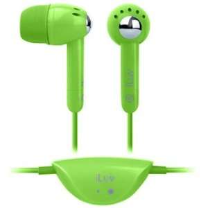 iLuv i301 Lightweight Earphones for iPod  Green 