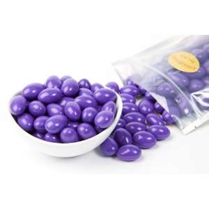 Purple Chocolate Jordan Almonds (1 Pound Bag)  Grocery 