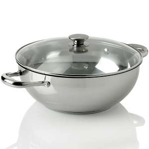 Wolfgang Puck Bistro Elite Stainless Steel 12 Chefs Pan with Lid at 