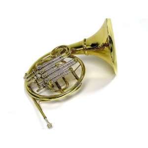  SINGLE FRENCH HORN with HARD CASE Musical Instruments
