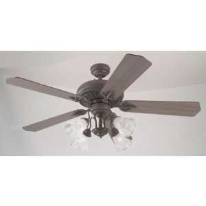 Vero™ 5 blade 52 inch Ceiling Fan, Light Fixture with Frosted Floral
