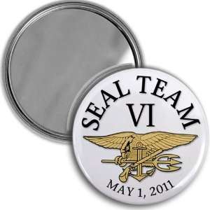 US NAVY SEAL TEAM 6 VI Military Armed Forces Heroes 2.25 inch Pocket 