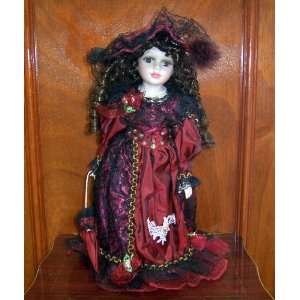   Porcelain Classical Doll Limited Edition    Red    16 Toys & Games