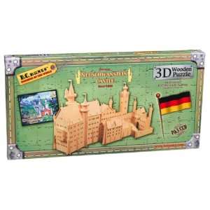 3D Wooden Puzzle   Neuschwanstein Castle 