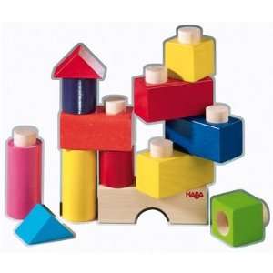   : Haba sticky bricks (sticky building blocks) 13 Piece: Toys & Games
