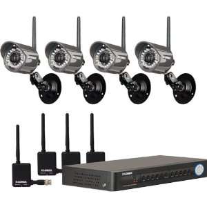 Lorex LH114501C4W 4 Channel DVR with 500GB HDD and 4 Wireless Cameras