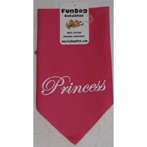   Princess Bandana, Hot Pink miniature (14x14x20) inches)