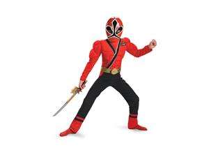 Power Rangers Samurai Red Ranger Samurai Classic Muscle Child Costume 
