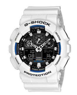  Watch, Mens Analog Digital White Resin Strap GA100B 7   All Watches 