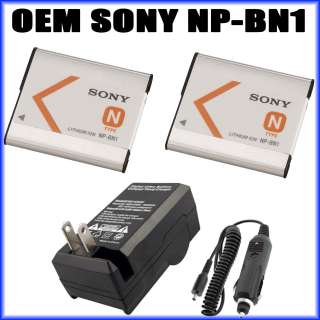 OEM NP BN1 Battery + Charger For Sony DSC WX5 DSC WX7 DSC WX9 DSC TX9 