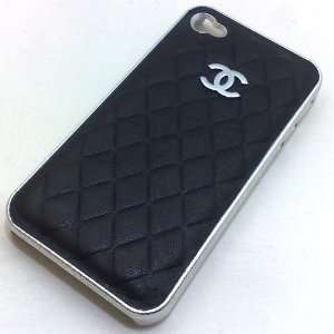   Black Color Leather Case for AT&T iPhone 4G Cell Phones & Accessories