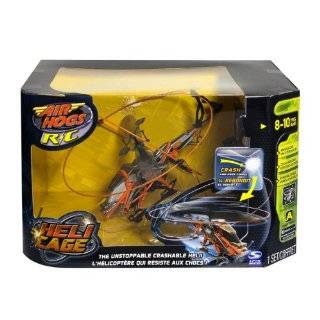 Airhogs Remote Control R/C Heli Cage Helicopter (Orange) by Air Hogs